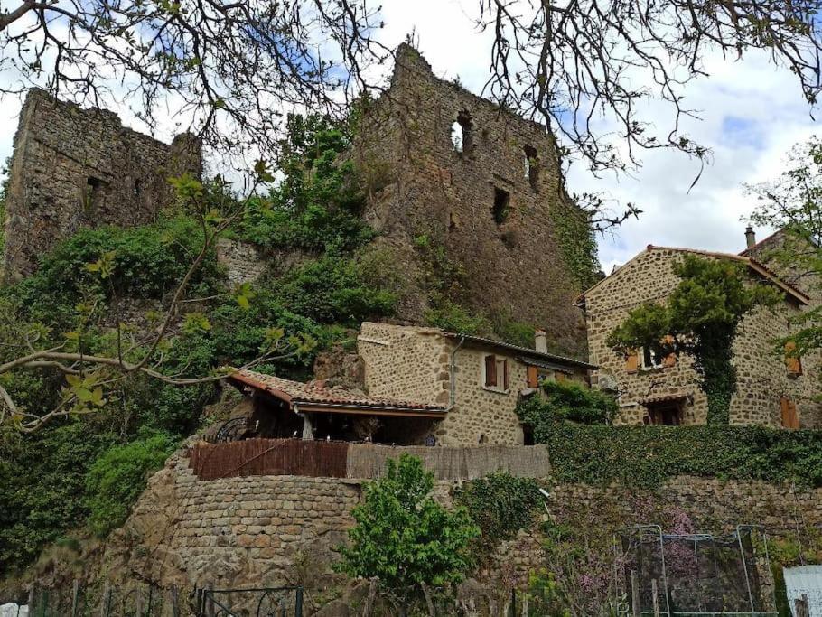 Gite Le Rocher Du Chateau De Retourtour Lamastre Dış mekan fotoğraf