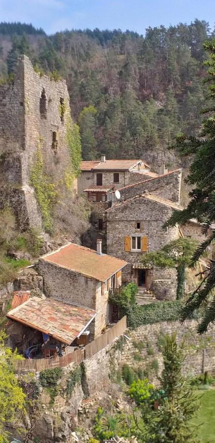 Gite Le Rocher Du Chateau De Retourtour Lamastre Dış mekan fotoğraf
